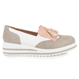 Chaussures boho vices femme gris