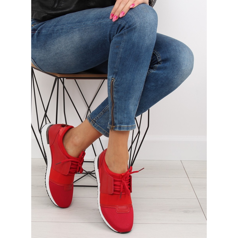 Chaussures de sport rouges 911-15 rouge