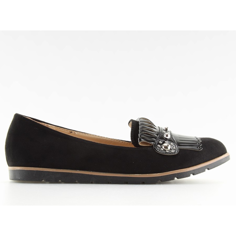 Noir Mocassins noirs pour femme DM30P Noir le noir