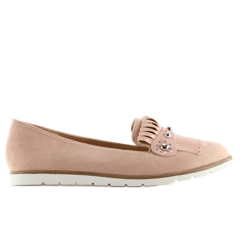 Rose DM30P Mocassins femme roses Rose DM30P Mocassins femme roses