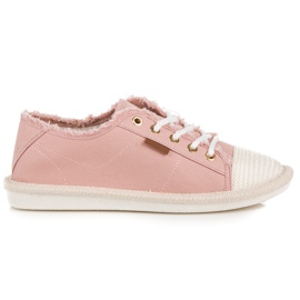 Seastar Baskets à lacets, espadrilles rose