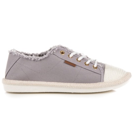 Seastar Baskets à lacets, espadrilles gris