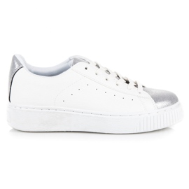 Baskets nouées à imprimé serpent blanc