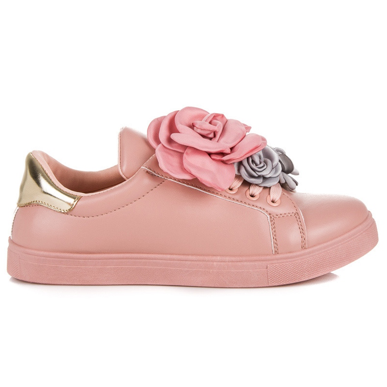 Baskets Fleurs Roses