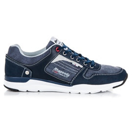 American Club Chaussures de sport décontractées bleu bleu marine