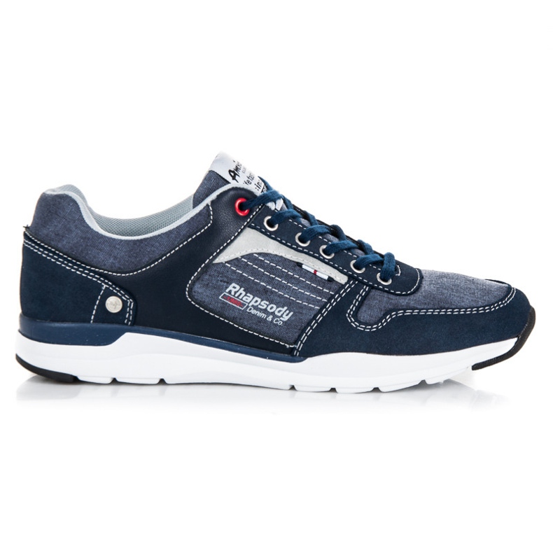 American Club Chaussures de sport décontractées bleu bleu marin