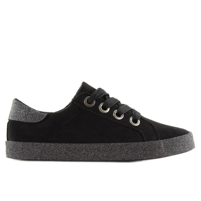 Baskets noires pour femmes AK03P Noir le noir gris