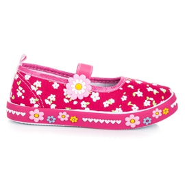 American Club Pantoufles sur un élastique rose American Club Pantoufles sur un élastique rose