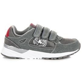 American Club Chaussures confortables pour garçon gris American Club Chaussures confortables pour garçon gris