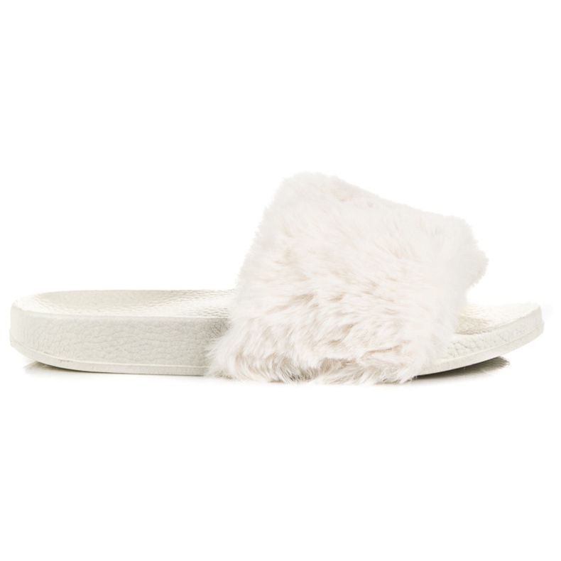 Bona Chaussons femme avec fourrure brun