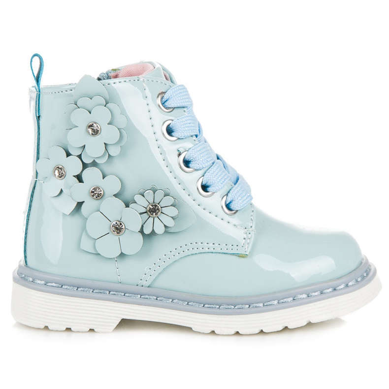 Zip Slippers American Club bleu