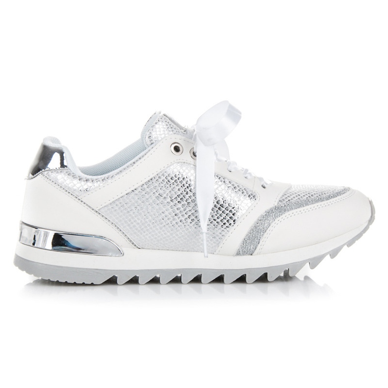 Chaussures de sport American Club blanche gris