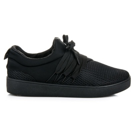 Chaussures de sport noires le noir