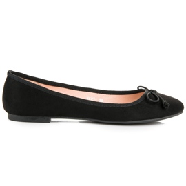 Seastar Ballerines en daim noir le noir