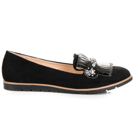 Seastar Mocassins En Daim À Franges le noir