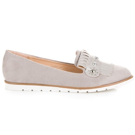 Seastar Mocassins En Daim À Franges gris
