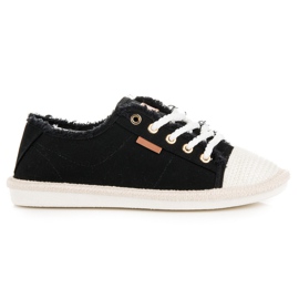 Seastar Espadrilles à lacets le noir