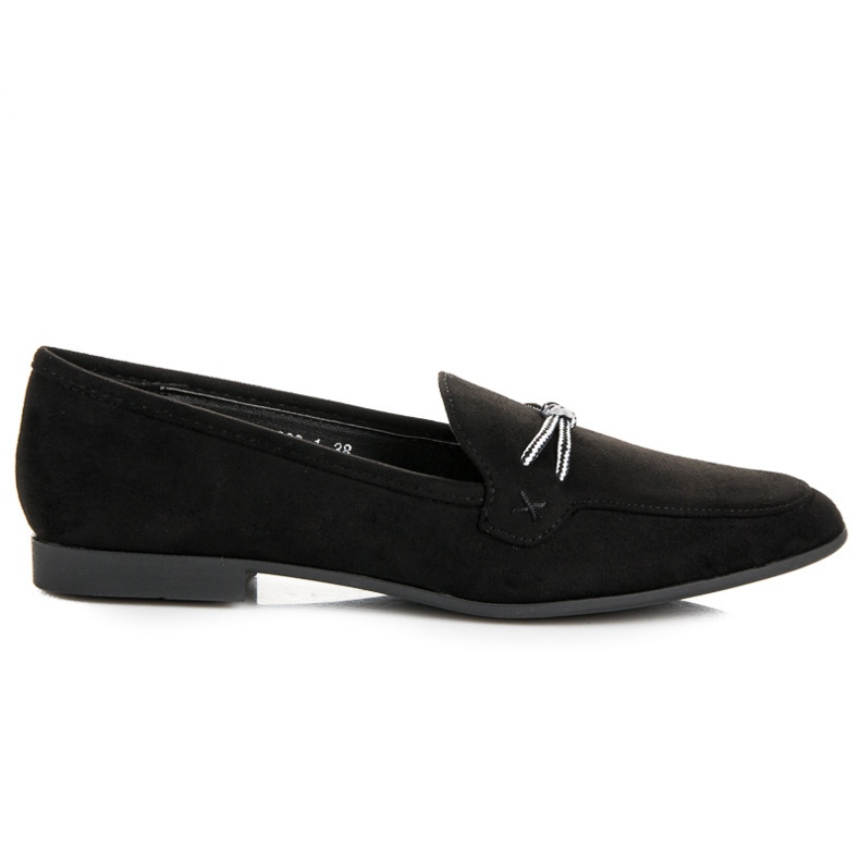 Mocassins en daim vices le noir
