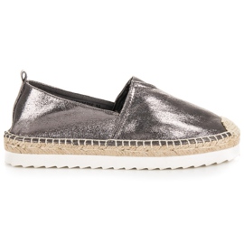 Espadrilles à enfiler graphite gris Espadrilles à enfiler graphite gris