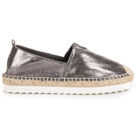 Espadrilles à enfiler graphite gris