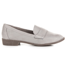 Comer Mocassins en daim gris