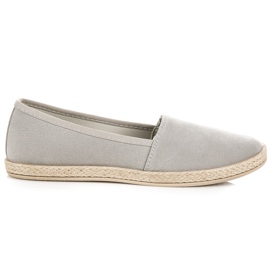 New Tlck Slipons en daim gris