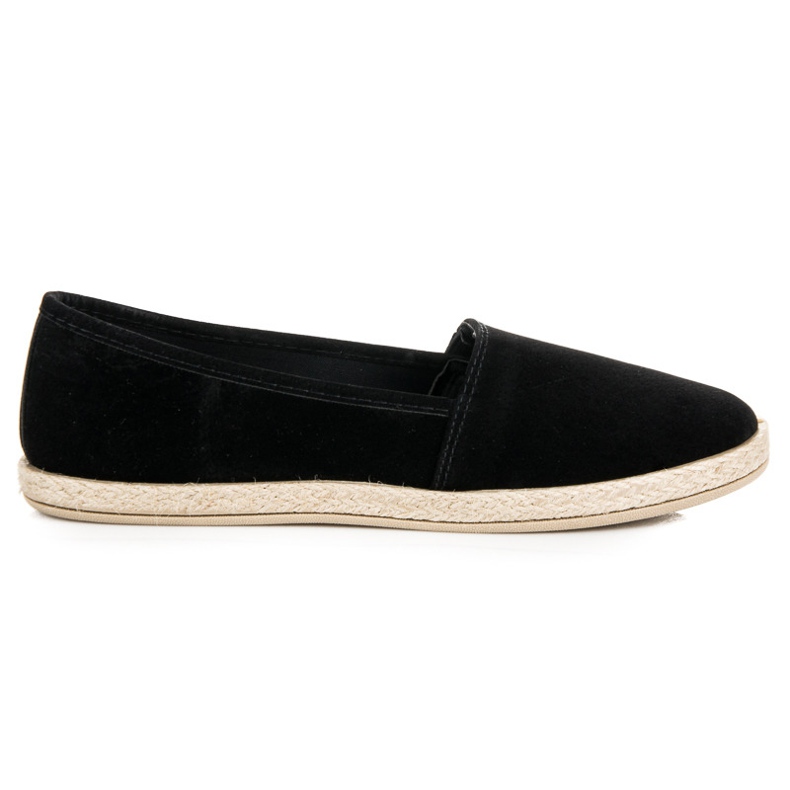 New Tlck Slipons en daim le noir
