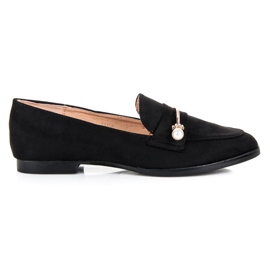 Seastar Mocassins avec perles noir
