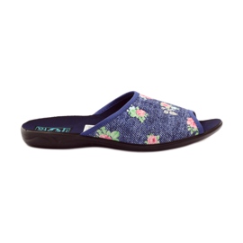 Chaussons Adanex en denim rose, femmes bleu vert rouge