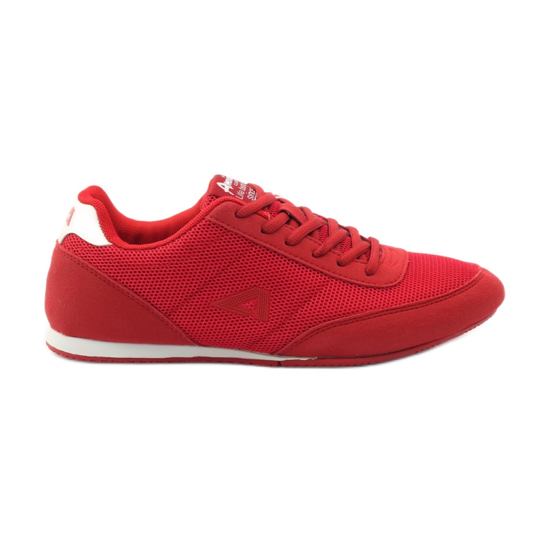 American Club Jogging sport américain 7066 rouge blanche