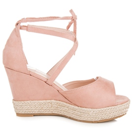 Seastar Espadrilles nouées sur le coin rose