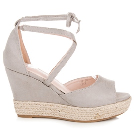 Seastar Espadrilles nouées sur le coin gris