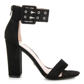 Seastar Sandales rock à fermeture éclair le noir