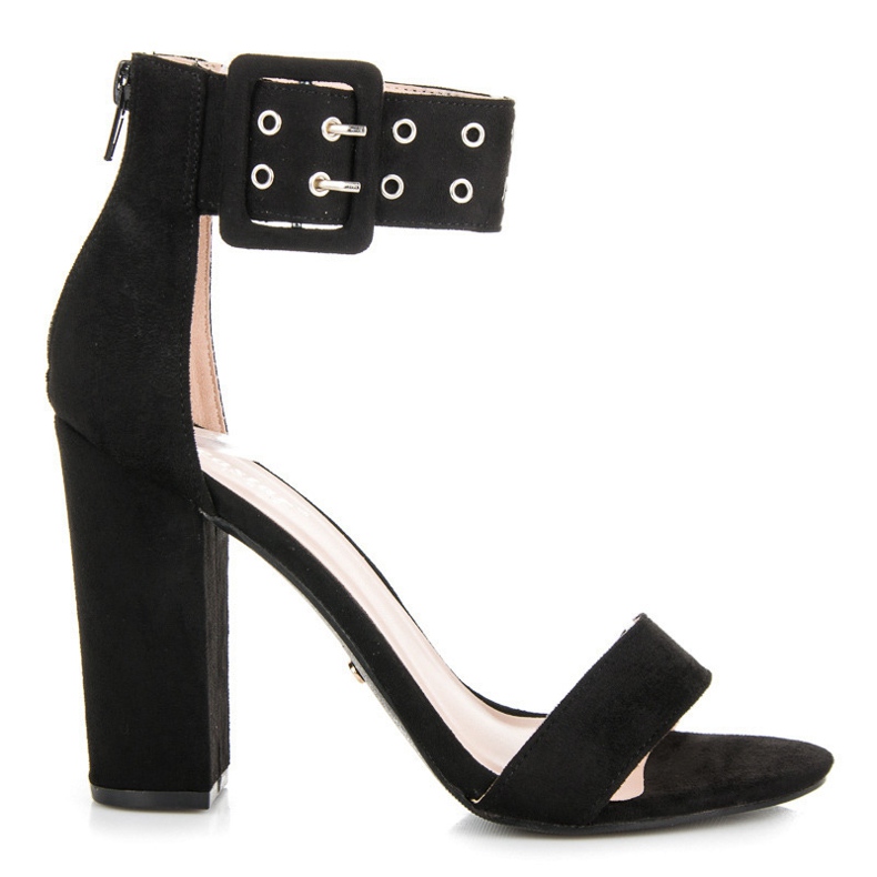 Seastar Sandales rock à fermeture éclair le noir