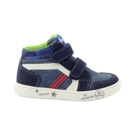 American Club chaussures de sport américaines 17353 bleu marine rouge blanc