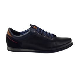 Nikopol 1655 chaussures de sport pour hommes noir brun