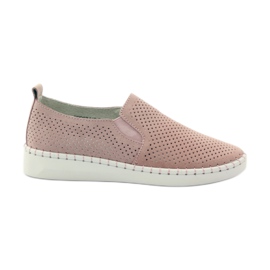 Cuir Slipony Filippo 063 rose
