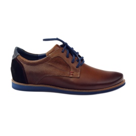 Chaussures casual pour hommes Nikopol 1657 marron noir brun bleu marine