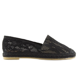 Espadrilles Dentelle Noir BB15P Noir