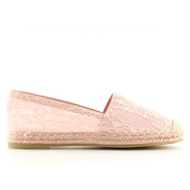 Espadrilles dentelle rose BB15P Rose Espadrilles dentelle rose BB15P Rose