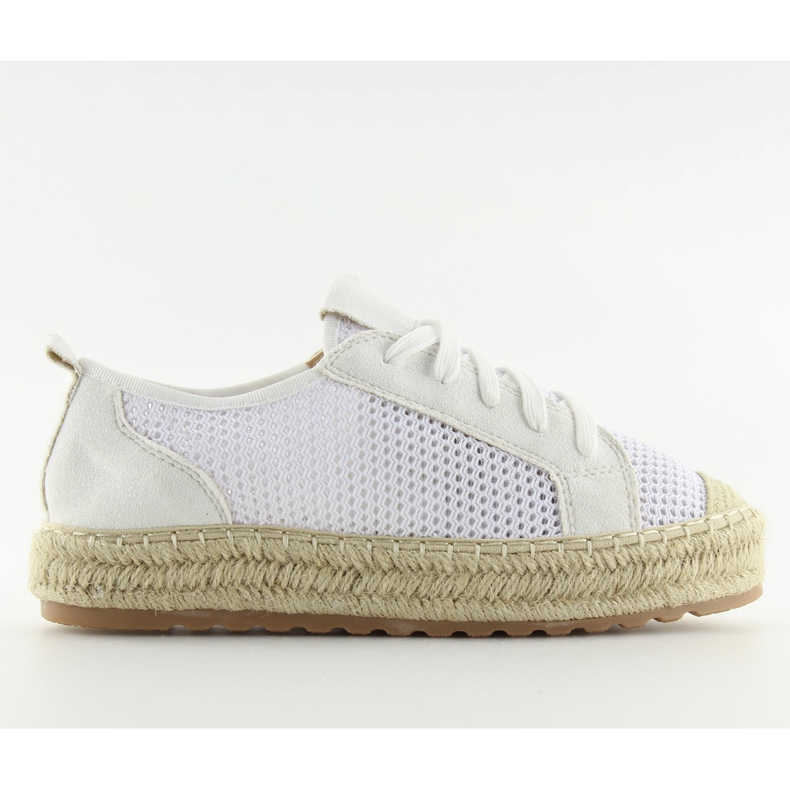 Baskets espadrilles blanches BB06P Blanc
