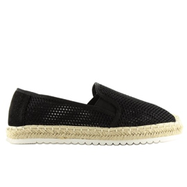 Espadrilles à enfiler BB03P Noir