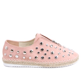 Espadrilles à clous roses 9039-28 Rose Espadrilles à clous roses 9039-28 Rose