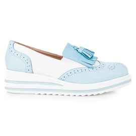 Chaussures boho vices femme bleu
