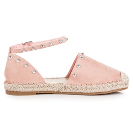 Seastar Sandales espadrilles plates rose brun