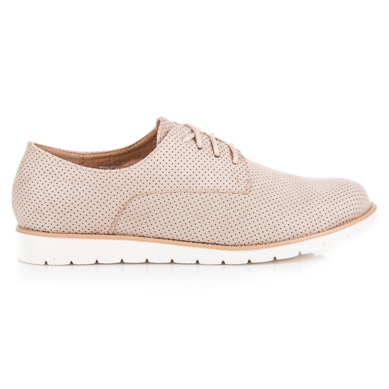 Seastar Chaussures nouées ajourées brun