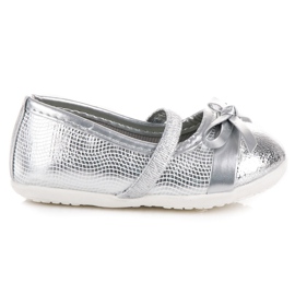 Ballerines pour élastique gris