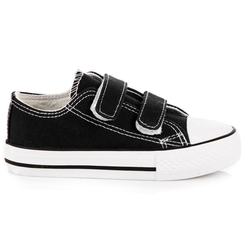 Baskets Velcro pour enfants le noir