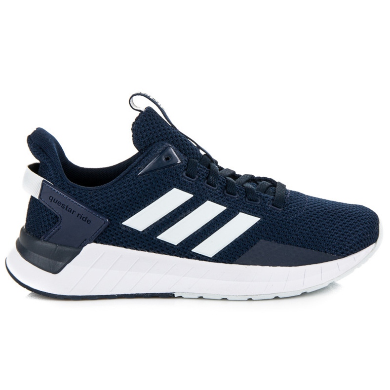 Adidas questar ride blanche bleu marin Adidas questar ride blanche bleu marin