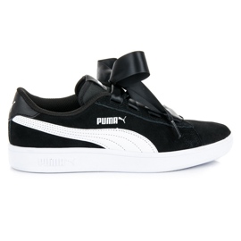 Puma Smash V2 Ruban Jr le noir